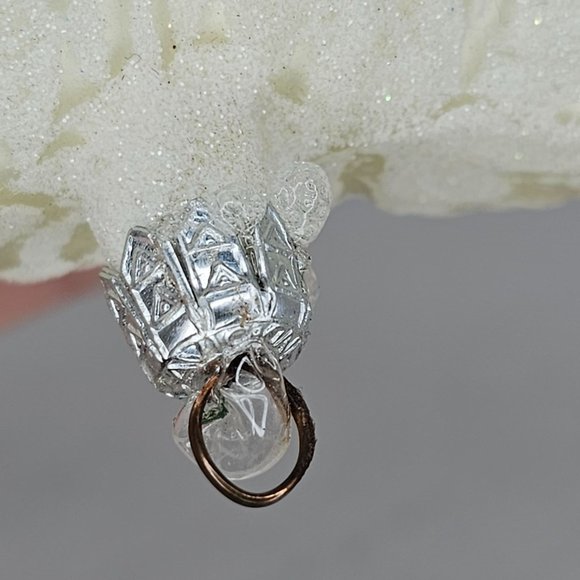 Slavic Treasures Old English Sheepdog Blown Glass Ornament Poland Hard to Find - Picture 10 of 10